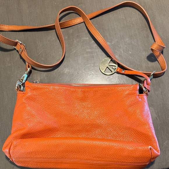Valentina Handbags - Valentina Vibrant Orange Crossbody Bag